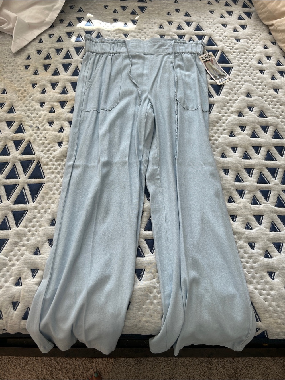 NWT Rewash Linen Blend Boho Pant